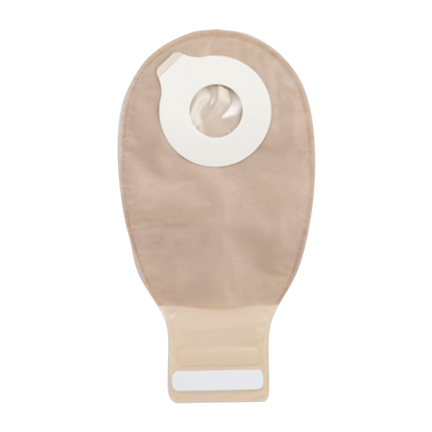 Drainable Pouch, 12", 2-Sided Comfort Panel, InvisiClose Tail Closure, Filter, Tan, Small, 10/bx (Continental US Only)