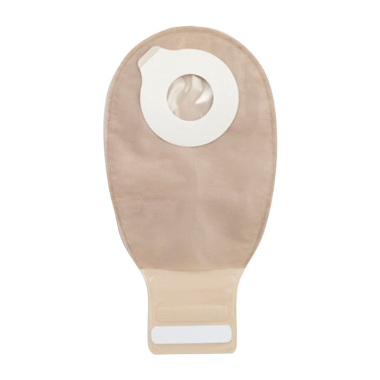 Drainable Pouch, 12", 2-Sided Comfort Panel, InvisiClose Tail Closure, Filter, Tan, Small, 10/bx (Continental US Only)