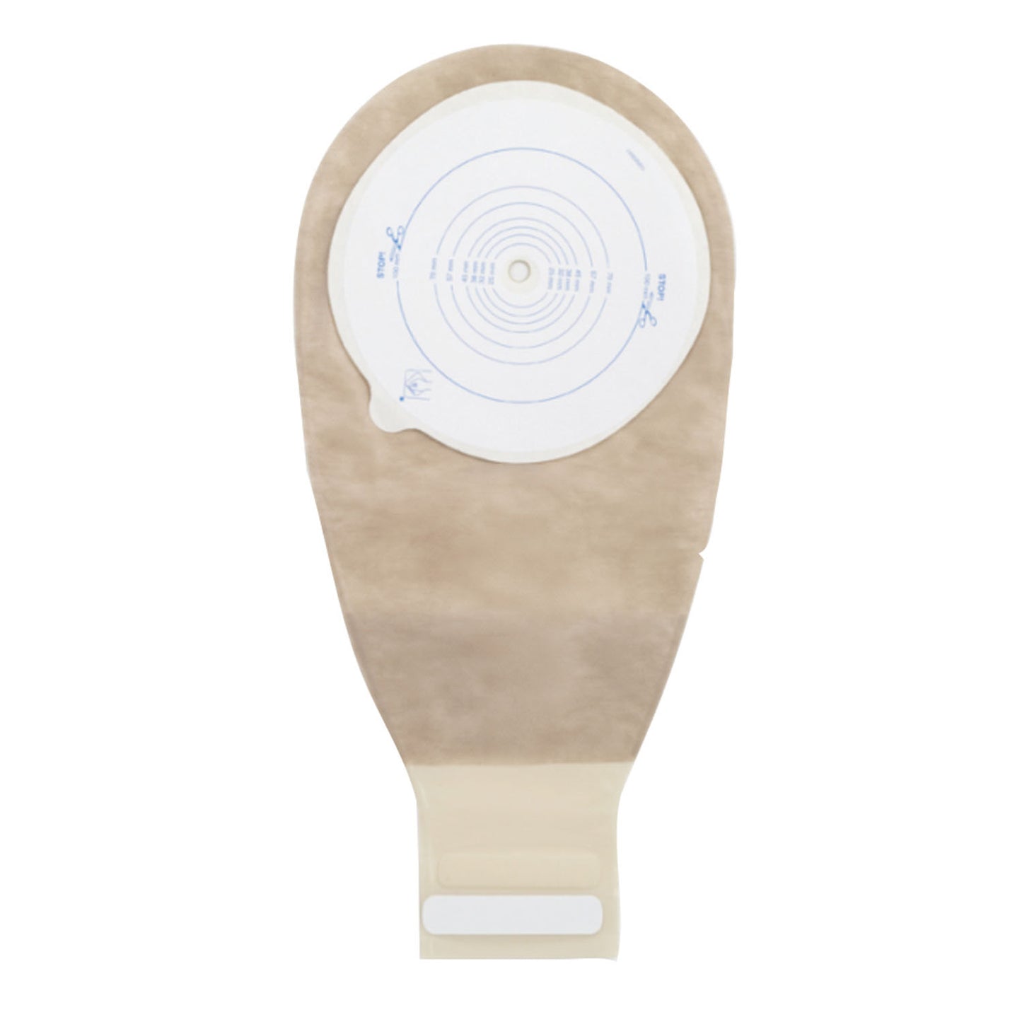 Drainable Pouch, 14", 1-Sided Comfort Panel, Cut-to-Fit Double-Layer Skin Barrier, InvisiClose Tail Closure, Transparent, 3/8" - 4" Stoma, 10/bx (Continental US Only)