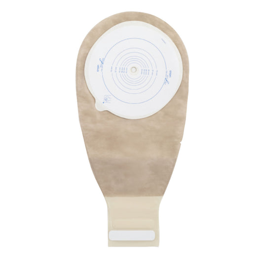 Drainable Pouch, 14", 1-Sided Comfort Panel, Cut-to-Fit Double-Layer Skin Barrier, InvisiClose Tail Closure, Transparent, 3/8" - 4" Stoma, 10/bx (Continental US Only)