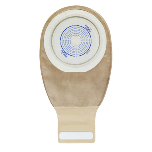 Drainable Pouch, 12", 1-Sided Comfort Panel, Cut-to-Fit Modified Durahesive Plus Skin Barrier, InvisiClose Tail Closure, Filter, Transparent, 3/4" - 2 1/2" Stoma, 10/bx (Continental US Only)