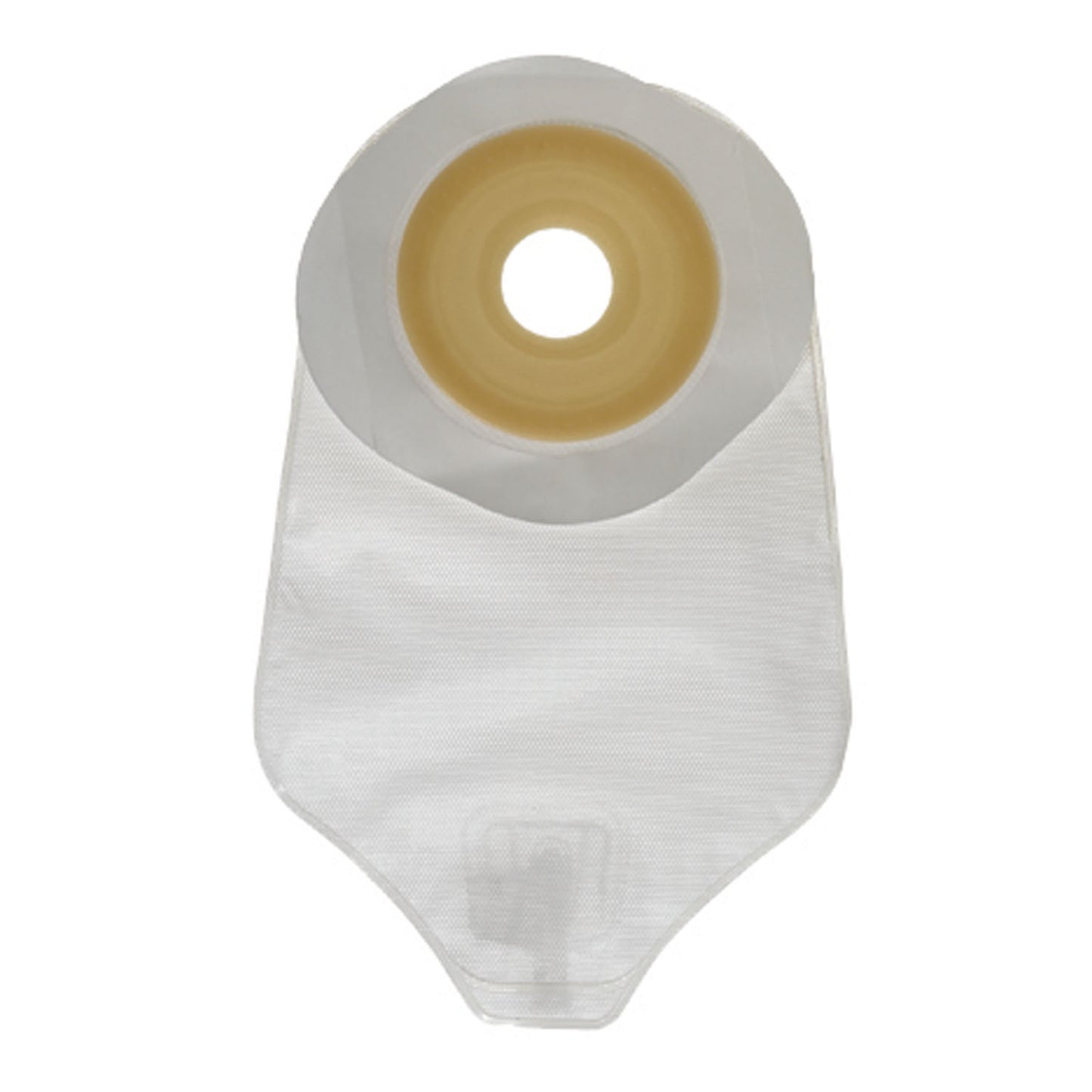 One-Piece Urostomy Pouch with Precut Stomahesive Skin Barrier, 8" Pouch with 1-Sided Comfort Panel, Tap with Valve, Transparent, 1" Stoma Opening, 10/bx (Continental US Only)