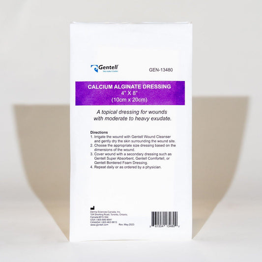 Calcium Alginate, 4" x 8", Dressing, 50/cs