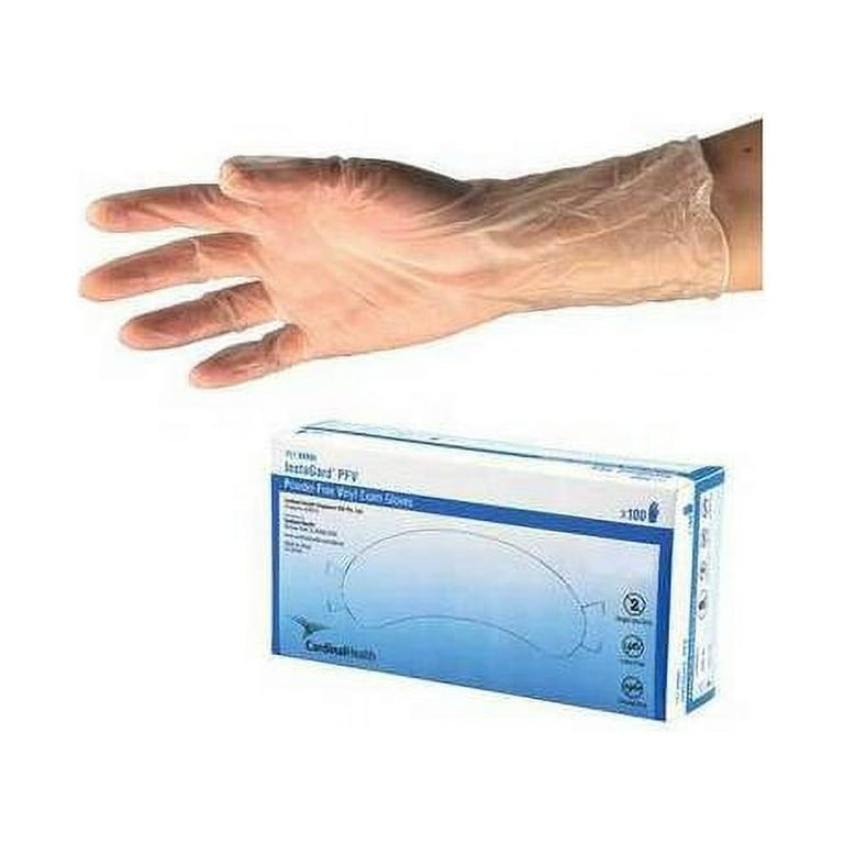 Gloves, Vinyl Exam, Powder-Free (PF), Medium, Transparent, Non-Sterile, 150/bx, 10 bx/cs (Continental US Only)