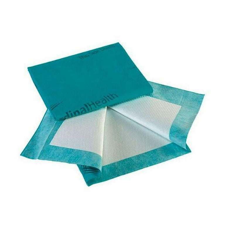 Premium Underpad, WINGS Maximum Absorbency, Teal, 31" x 36", Disposable, Latex-Free, 10/bg, 4 bg/cs (Continental US Only)