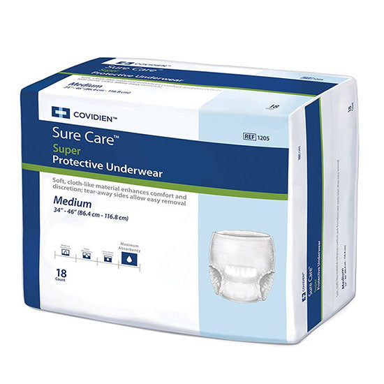 Protective Underwear, Maximum Absorbency, X-Large 48" - 66", 12/bg, 4 bg/cs (Continental US Only)