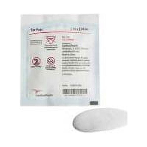 Absorbent Eye Pad, 2 1/8" x 5/8", Rayon and Polyester Blend, Latex-Free, Sterile, 50/bx, 12 bx/cs