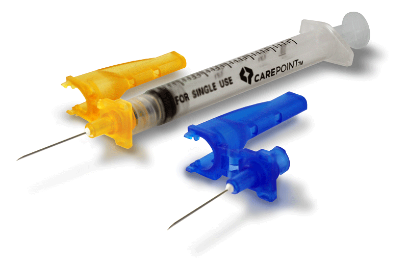 Safety Needle, 23Gx1", w/ 3cc LL Syringe, Blister, 50/bx, 8bx/cs