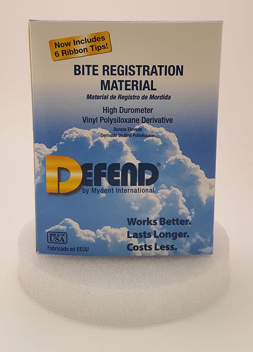 Hard Bite Registration, Fast Set, Unflavored. 2x50 mL cartridges + 6 teal mixing tips/pk, 20pk/cs