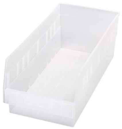 Shelf Bin, 23 5/8" x 6 5/8" x 6", Clear, 8/ctn (DROP SHIP ONLY)