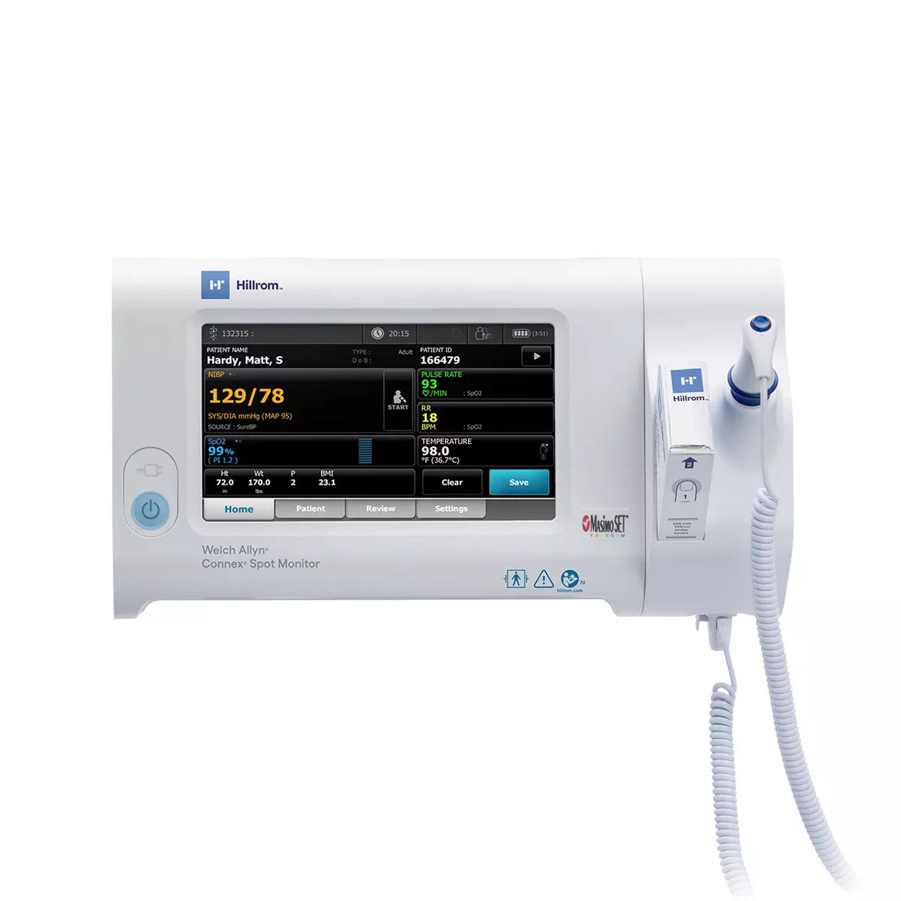 Monitor, WFR, BP, Masimo, Braun Pro6000 (US Only) (Item is considered HAZMAT and cannot ship via Air or to AK, GU, HI, MP, PR, VI)