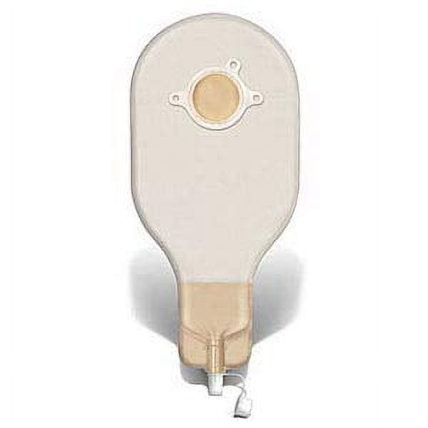 High Output Pouch, 14", 1-Sided Comfort Panel, Anti-Reflux Valve, Replaceable Filter, Outlet with Spout and Cap, Opaque, 2 3/4" Flange, 5/bx (Continental US Only)