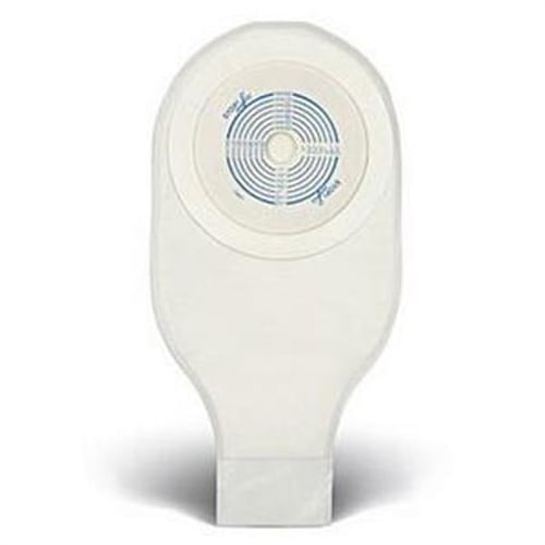 One-Piece Drainable Pouch with Precut Stomahesive Skin Barrier, Tape Collar, 10" Pouch with 1-Sided Comfort Panel, Tail Clip, Opaque, 2 1/2" Stoma Opening, 20/bx (Continental US Only)