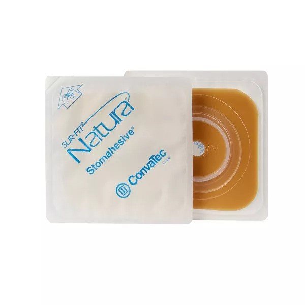 Skin Barrier, No Tape Collar, Cut-to-Fit, 1 1/4" Flange, 4" x 4", 10/bx (Continental US Only)
