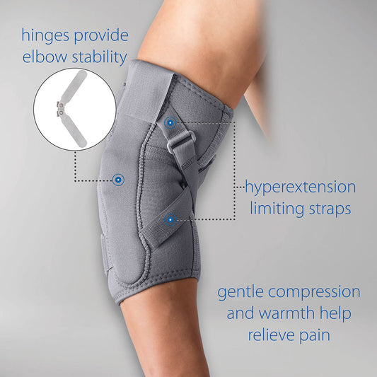 Elbow Support, X-Large, Gray