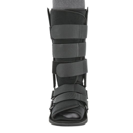 Walking Boot, Standard, Tall, Medium, Fixed, Black