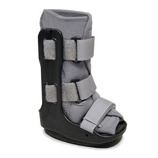 Walking Boot, Pediatric, Fixed, Large, Gray