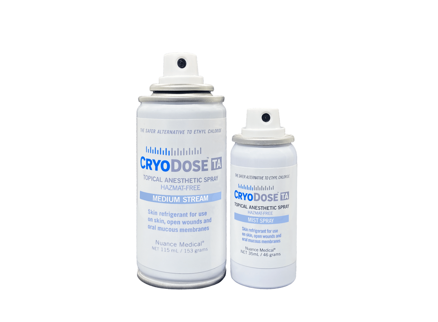 CryoDose TA Topical Anesthetic, Medium Stream, 35mL, 24/cs (US Only) (Item is considered HAZMAT and cannot ship via Air or to AK, GU, HI, MP, PR, VI)