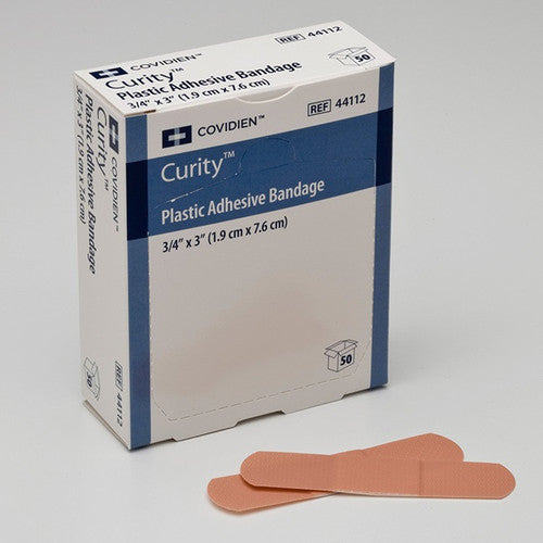 Adhesive Bandage, _" x 3", Plastic, 50/bx, 24 bx/cs (Continental US Only)