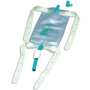 Urinary Leg Bag, 19 oz , Anti-Reflux Valve, Vinyl, Sterile, 48/cs (US Only)