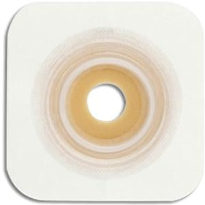 Skin Barrier, Stomahesive, with Mold-to-Fit Opening and Acrylic Tape Collar, White, 2 3/4" Flange, 1 3/4" - 2 1/8" Stoma Opening, 10/bx (Continental US Only)