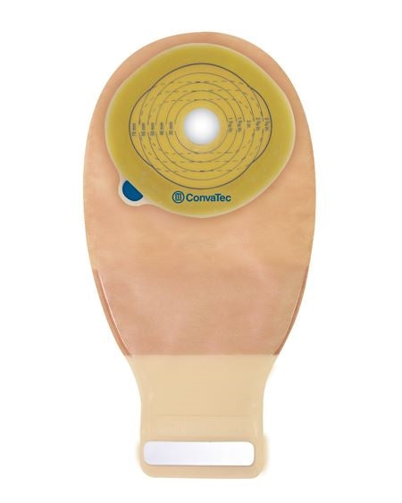 Drainable Pouch, 12", 2-Sided Comfort Panel, Pre-Cut Modified Stomahesive Skin Barrier, InvisiClose Tail Closure, Filter, Tan, 1 3/8" Stoma, 10/bx (Continental US Only)