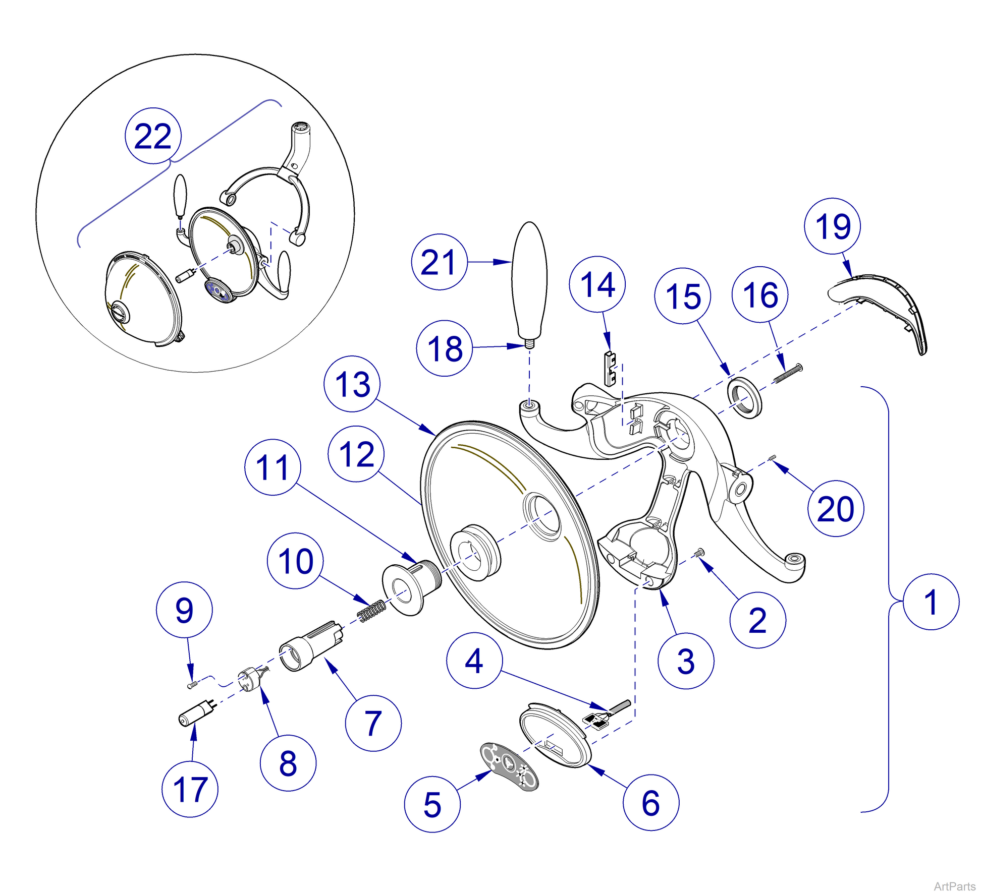 Screw Set, 0.250-20 x 0.875, HEX Soc HD Cup Point BO DryLock, 204 Full Length (US Only) (DROP SHIP ONLY) (Delivery Info Sheet Required)