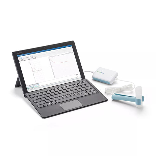 Diagnostic Cardiology Suite Spirometery, Includes: Software, Spirometer, USB Cable, Pressure Tubing, Handle, 4-Pack of Flow Transducers (No Calibration Syringe) (US Only)
