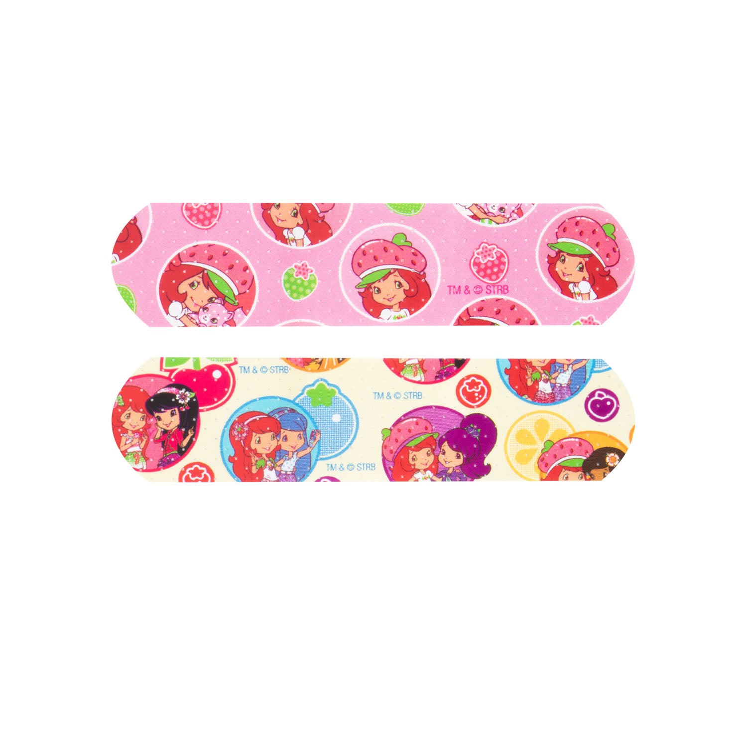 Stat Strip Adhesive Bandage, Strawberry Shortcake, 3/4" x 3", 100/bx, 12 bx/cs (Item is not authorized to be sold in any direct-to-consumer platform or retail space which includes, but is not limited to, Amazon, Walmart, or any other platform or store that is considered retail)
