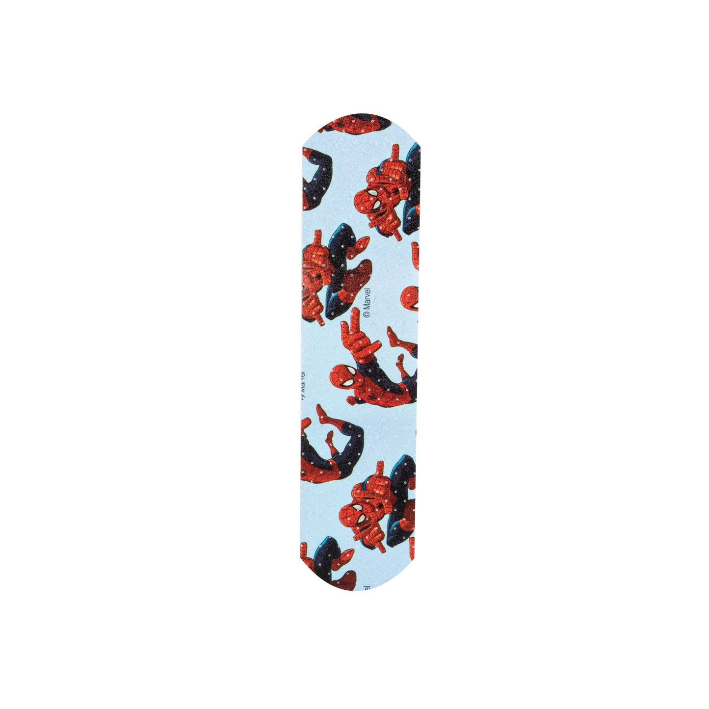 Stat Strip Adhesive Bandage, Marvel Spiderman, _" x 3", 100/bx, 12 bx/cs (75 cs/plt) (Item is not authorized to be sold in any direct-to-consumer platform or retail space which includes, but is not limited to, Amazon, Walmart, or any other platform or store that is considered retail)