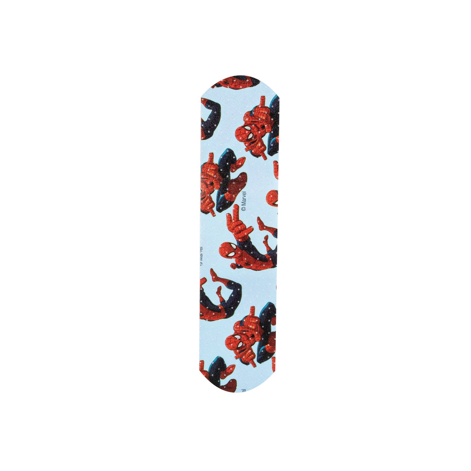 Stat Strip Adhesive Bandage, Marvel Spiderman, _" x 3", 100/bx, 12 bx/cs (75 cs/plt) (Item is not authorized to be sold in any direct-to-consumer platform or retail space which includes, but is not limited to, Amazon, Walmart, or any other platform or store that is considered retail)
