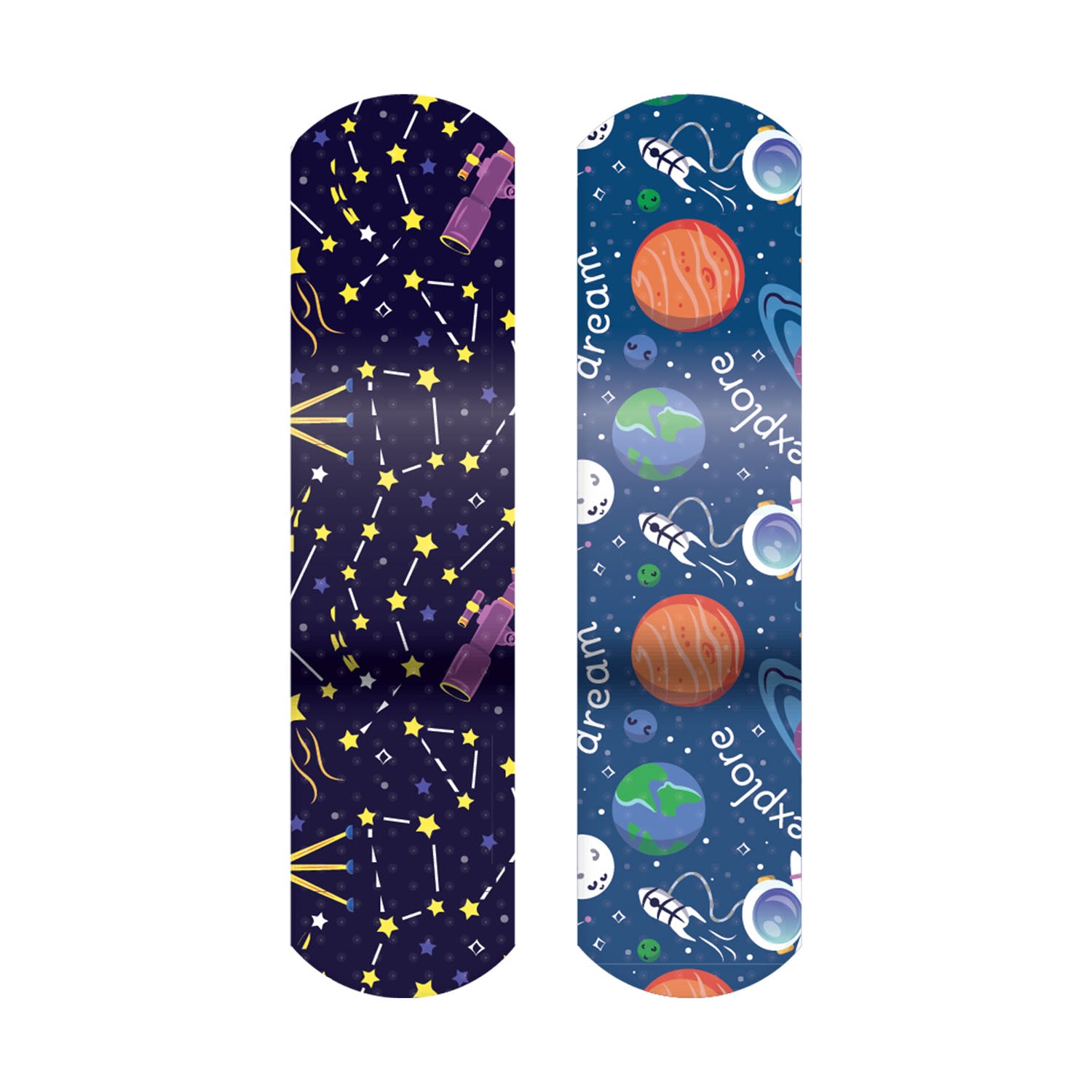 Adhesive Bandage, Planets & Stars, _" x 3", Sterile, 100/bx, 12 bx/cs