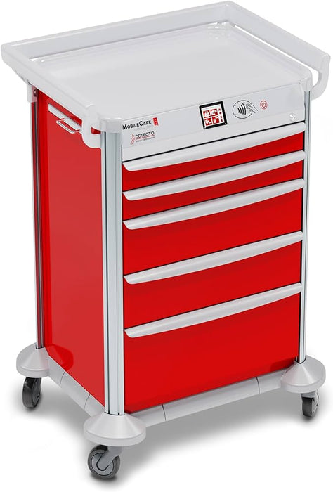 Cart, Mobile Care, Electronic, Standard Lock, Blue, 6 Drawer, w/ Software (DROP SHIP ONLY)