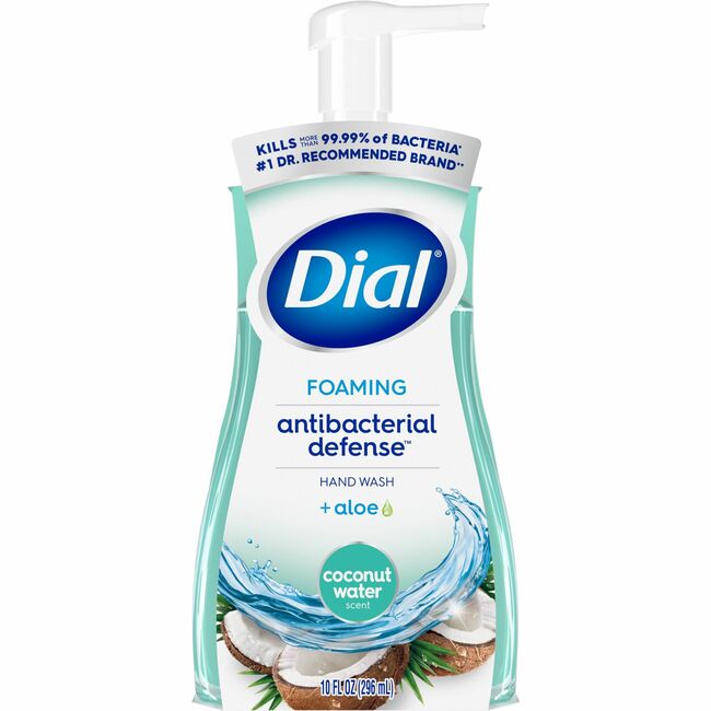 Hand Wash, Foaming, Antibacterial, Coconut Water, 10 oz, 8/cs