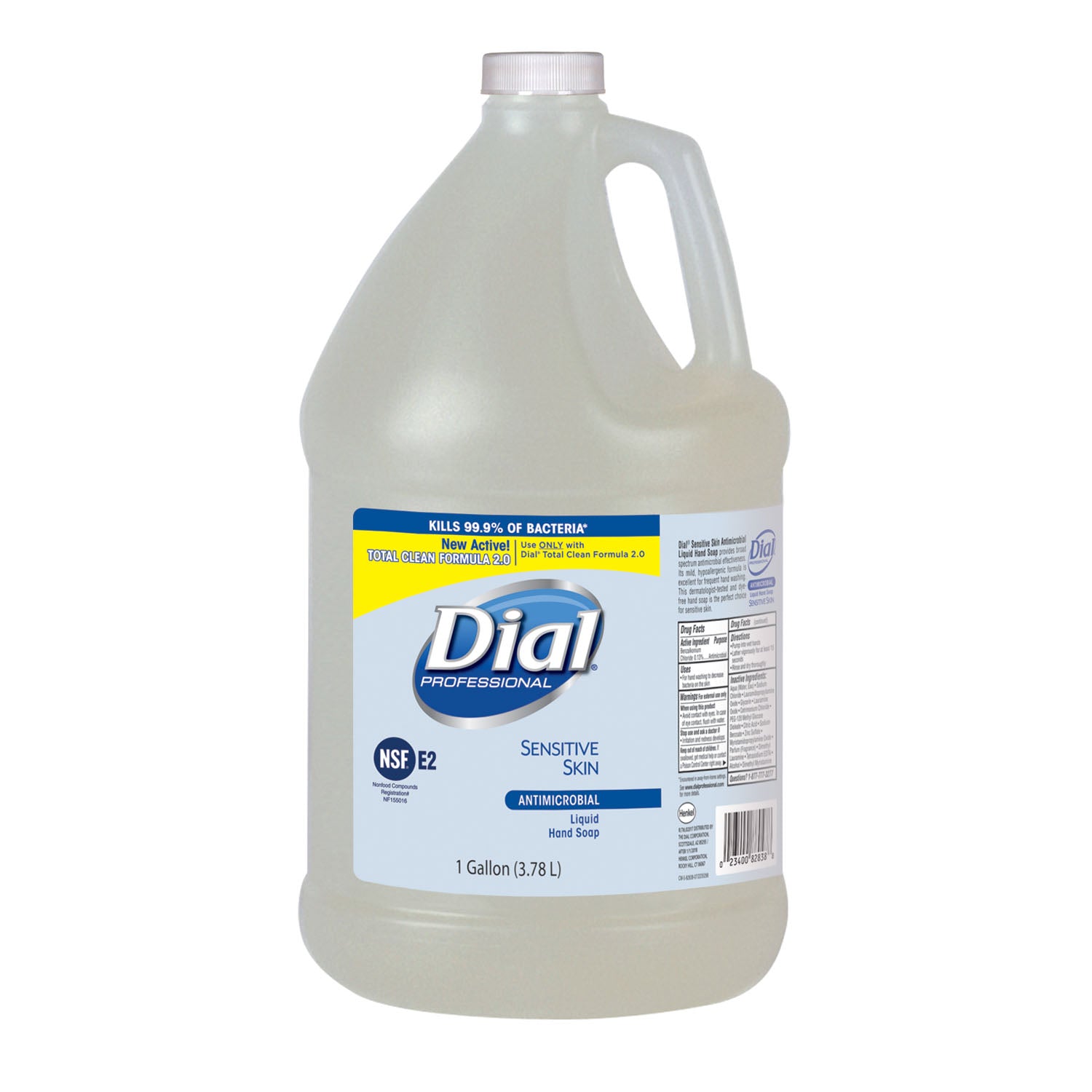 Sensitive Skin Liquid Hand Soap, Antibacterial, 1 Gallon, 4/cs (48 cs/plt) (2340082838, 1747050, 1937893)
