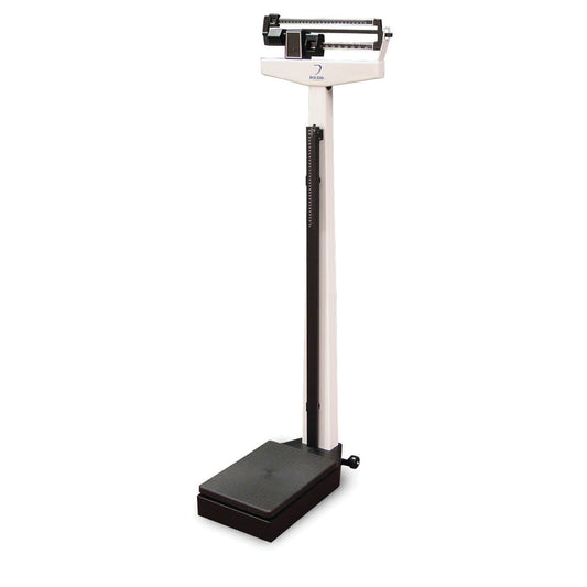 Mechanical Scale, Telescoping Height Rod, 450 lbs Capacity, 10_"W x 22"L x 4"H Platform