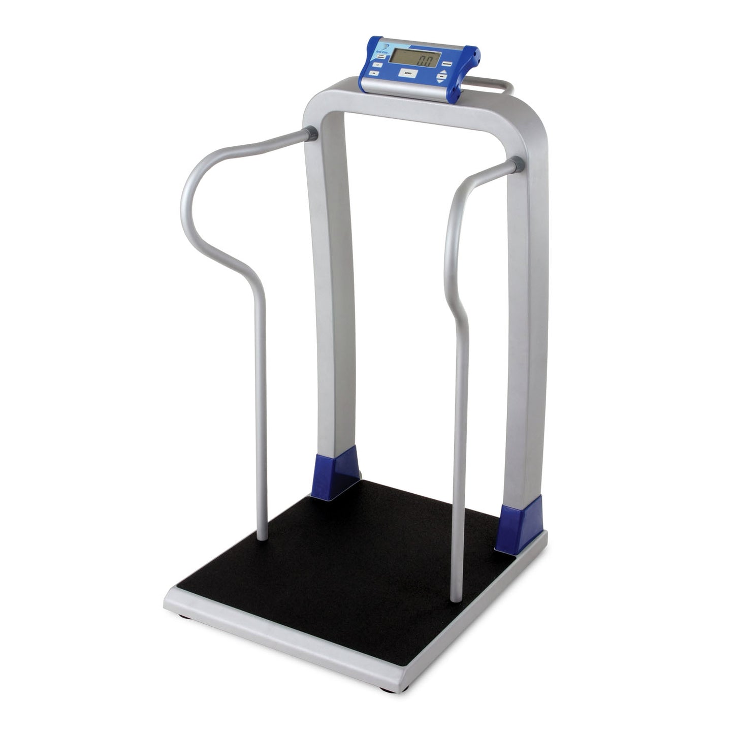 Handrail Scale, BMI Calculator, 1000 lbs/ 454 kg, Platform: 25" x 29" x 46"