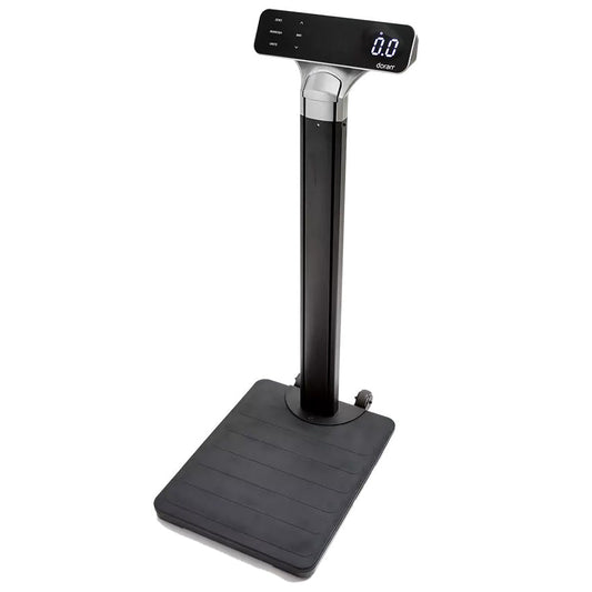 Waist High Digital Physicians Scale, 600x0.2lb (270x0.1kg), Internal Rechargeable Battery