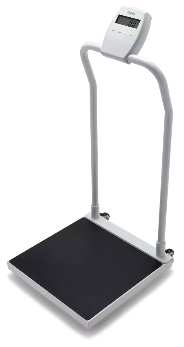 Waist High Handrail Scale, 800x0.2 lb (350x0.1kg), Includes ULc Approved, 110 VAC Adapter