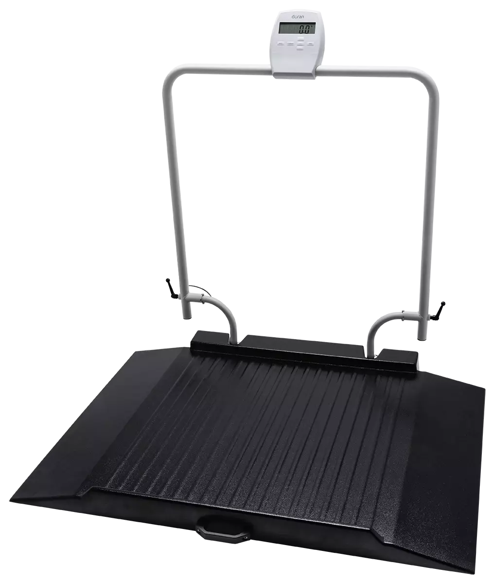 Wheelchair Scale with Dual Ramp & Mast, 800 lb Capacity, 30" x 31" (3 ea/plt) (DROP SHIP ONLY)