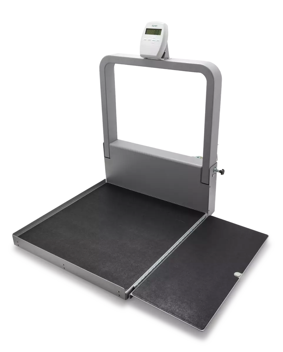 Wheelchair Scale w/Single Ramp, 1000 x 0.1lb (454x0.05kg)