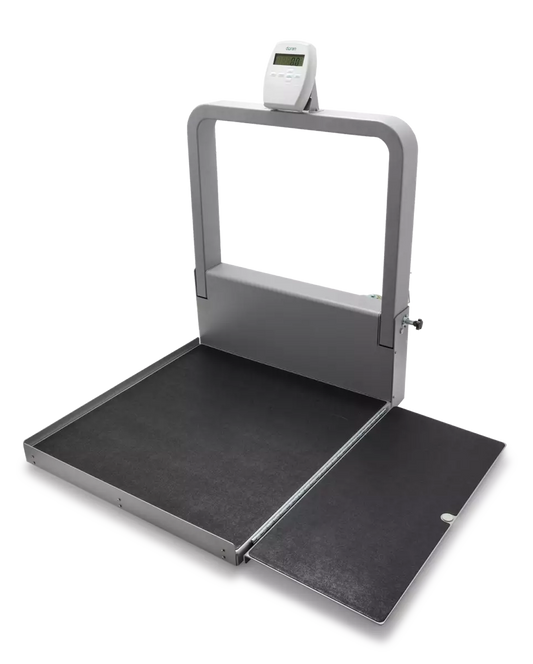 Wheelchair Scale w/Single Ramp, 1000 x 0.1lb (454x0.05kg)