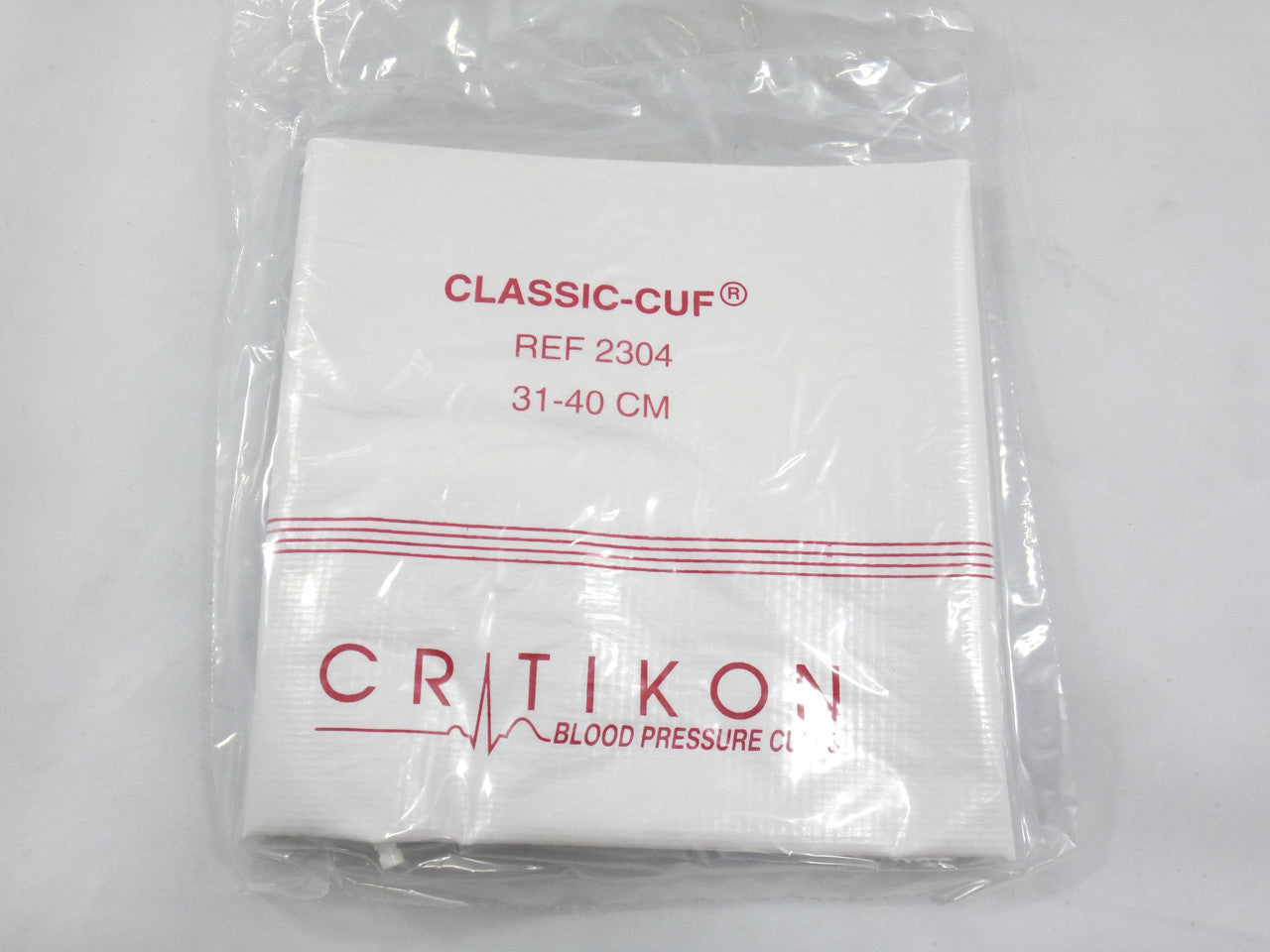 Cuff, Large Adult, 1-Tube, Bayonet, Rose/ White, 31-40cm, 20/bx (Continental US Only)