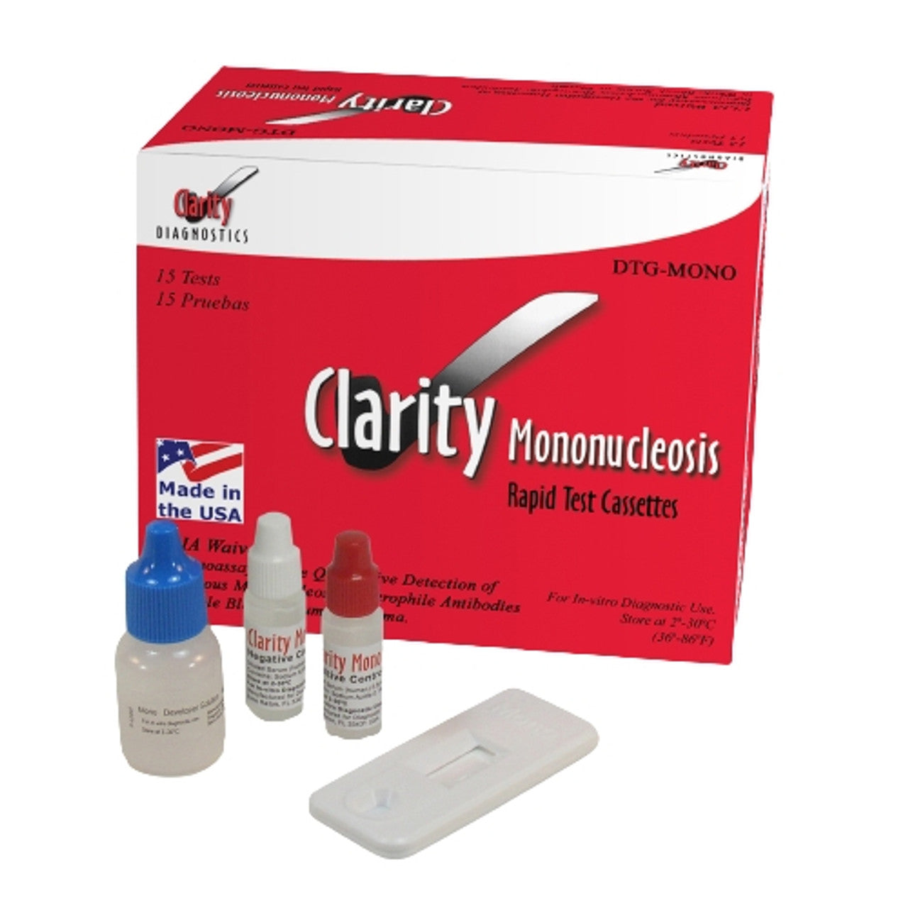 Clarity Strep A Dip Sticks, CLIA Waived, 50/bx