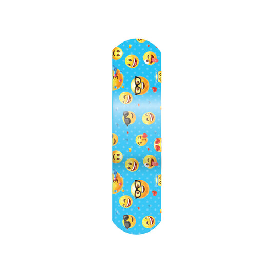 Stat Strip Adhesive Bandage, Emoji Design, _" x 3", 100/bx, 12 bx/cs