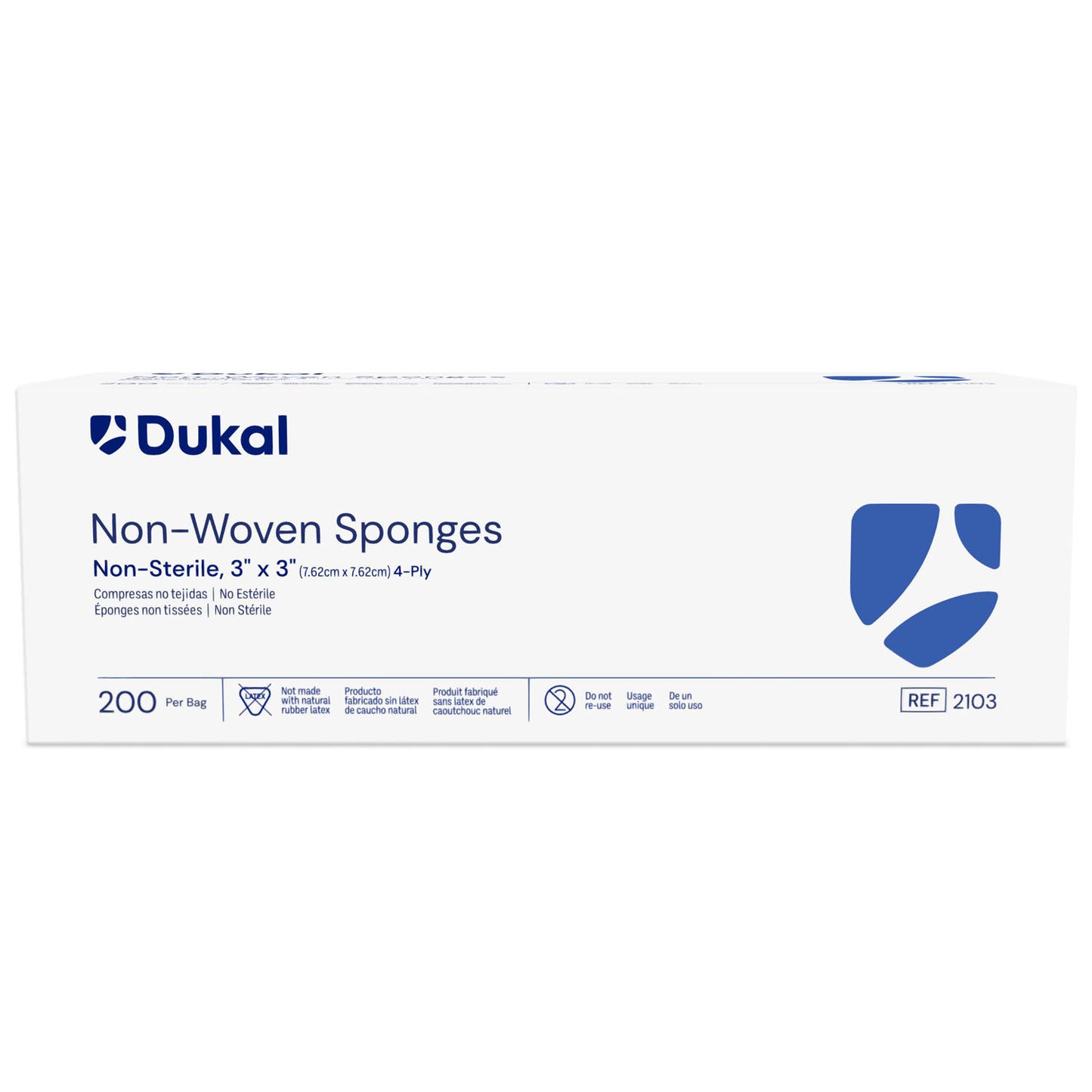 Clinisorb Non-Woven Sponge, 3" x 3",  4-Ply, Non-Sterile, 200/bg, 20 bg/cs (44 cs/plt)