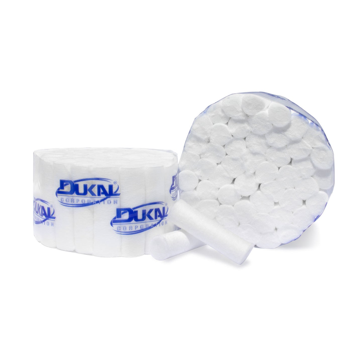 Cotton Rolls, #2 Medium, 1.5" x 3.75" (3/8"), Non-Sterile, 50/rl, 2000 rls/bx, 12 bx/cs (12 cs/plt)