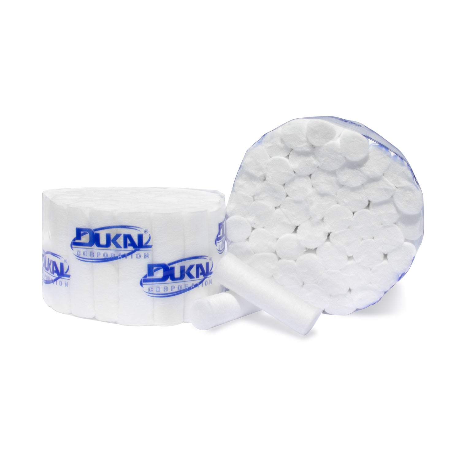 Cotton Rolls, #2 Medium, 1.5" x 3.75" (3/8"), Non-Sterile, 50/rl, 2000 rls/bx, 12 bx/cs (12 cs/plt)