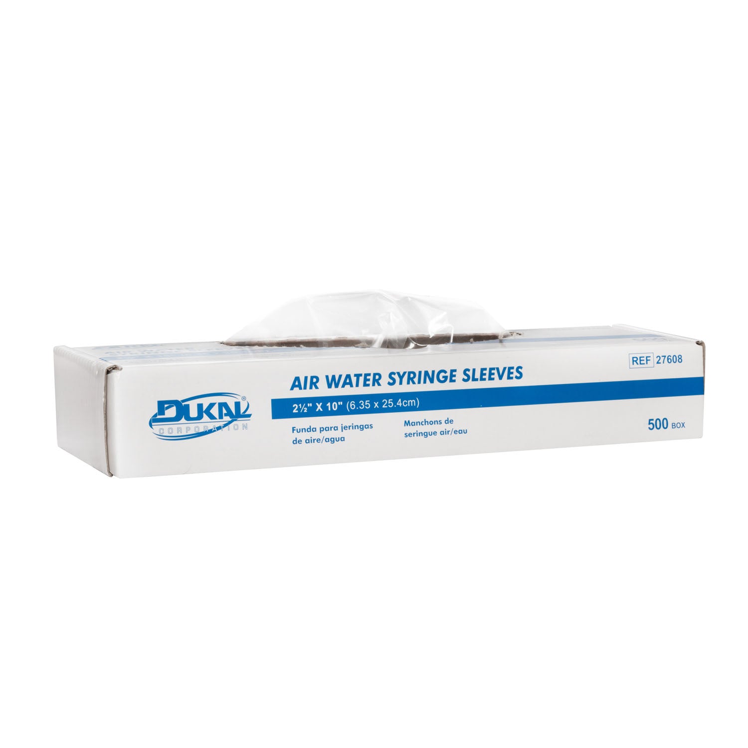 Air/ Water Syringe Sleeves, 2_" x 10", 500/bx, 36 bx/cs