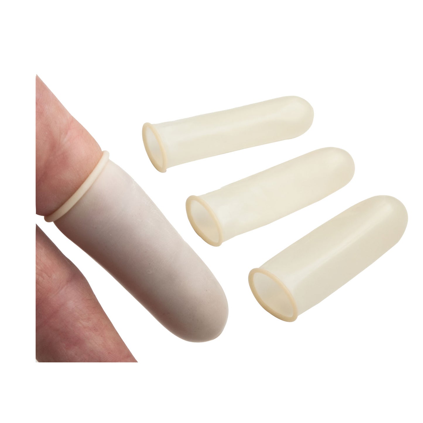 Latex Finger Cots, Non-Powdered, Small, 144/bx 